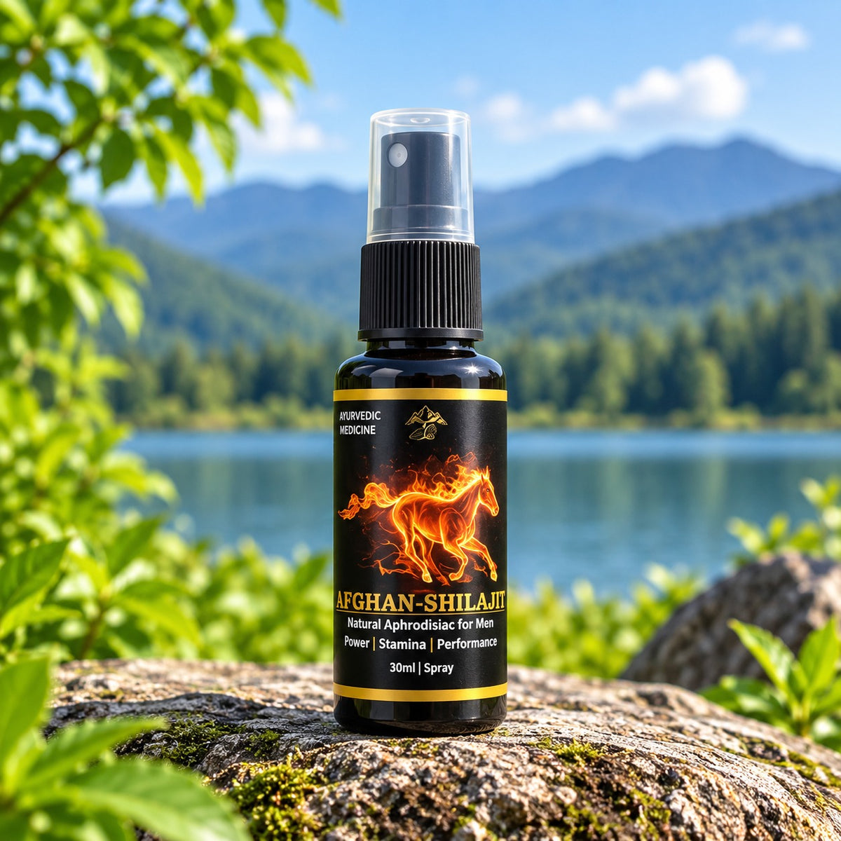 Afghan Shilajit Ayurvedic Spray for Men 30 ML